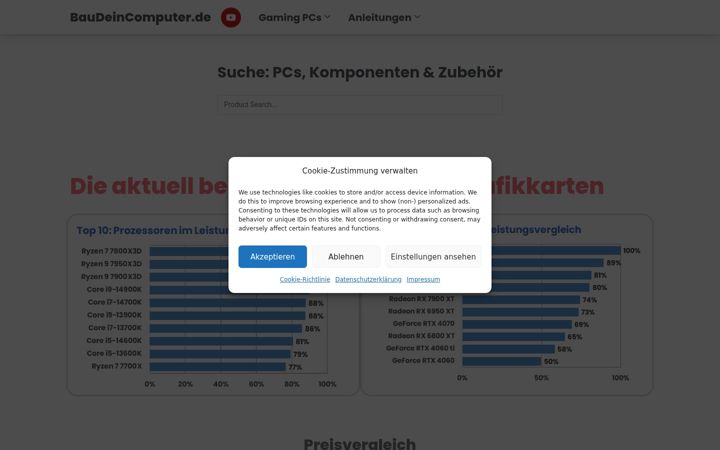Screenshot of baudeincomputer.de