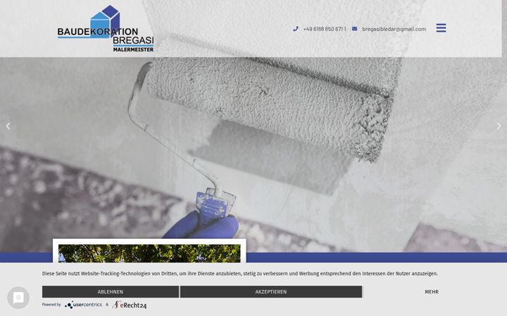 Screenshot of baudekoration-bregasi.de