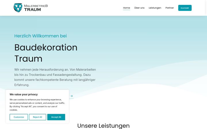 Screenshot of baudekoration-traum.de