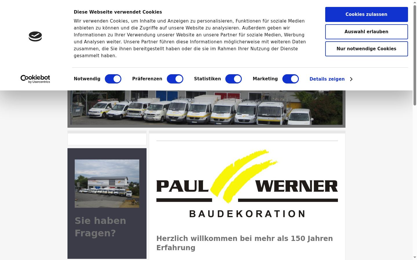 Screenshot tal-banner tal-kunsens muri qabel kwalunkwe interazzjoni