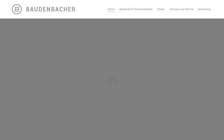 Screenshot of baudenbacher.de