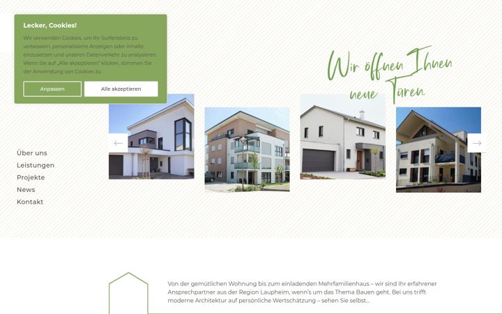 Skærmbillede af baudesign-laupheim.de