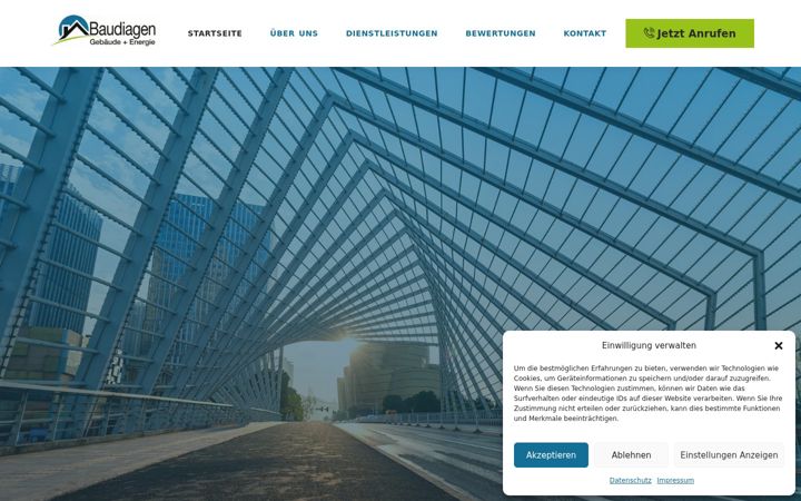 Screenshot of baudiagen.de