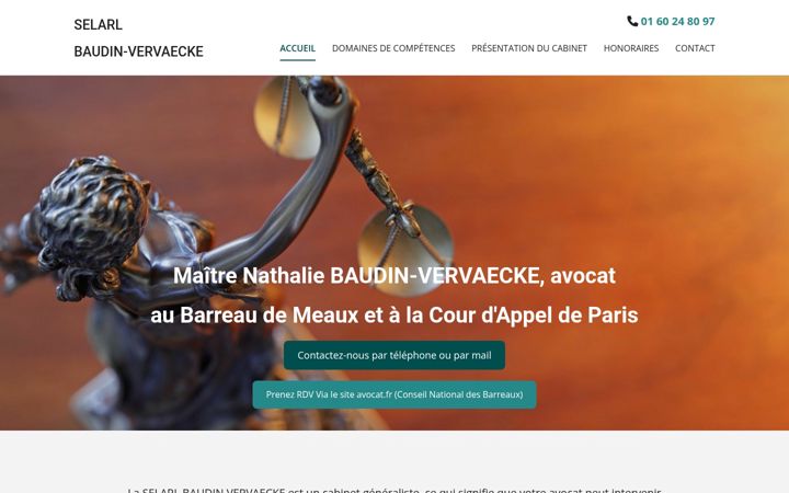 Screenshot of baudin-vervaecke-avocat-77.com