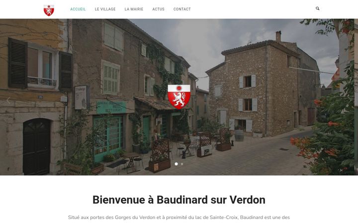 Screenshot of baudinard.fr