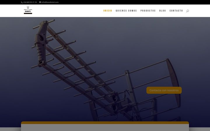 Screenshot of baudiotel.com