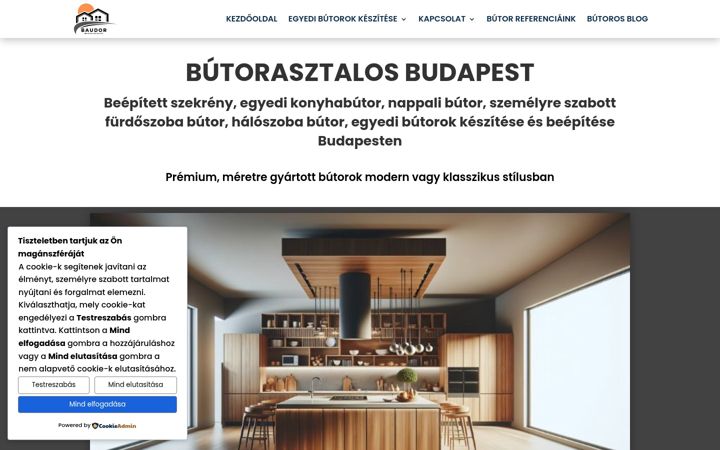 Screenshot di baudor.hu