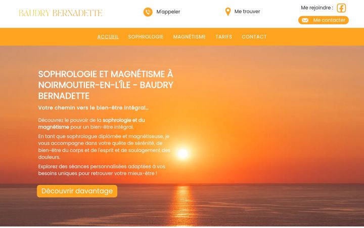 Screenshot of baudrybernadette85.fr