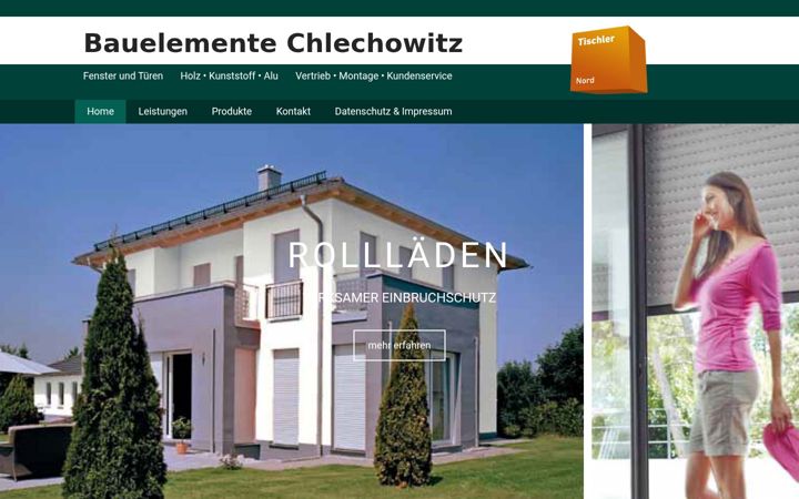 Skærmbillede af bauelemente-chlechowitz.de