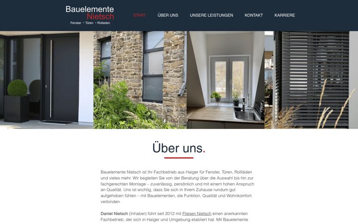 Screenshot van bauelemente-nietsch.de