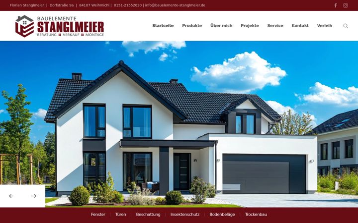 Screenshot van bauelemente-stanglmeier.de
