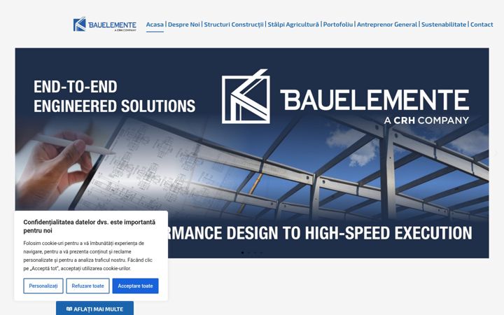 Screenshot of bauelemente.ro