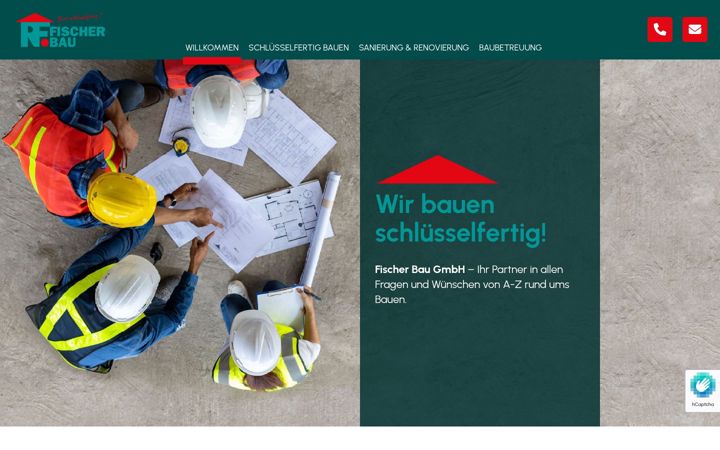 Screenshot of bauen-mit-fischer.de