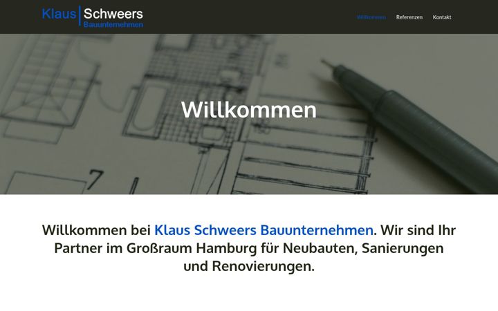 Screenshot of bauen-schweers.de