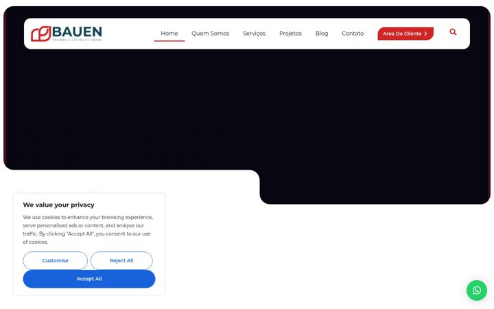 Screenshot van bauenpro.com.br
