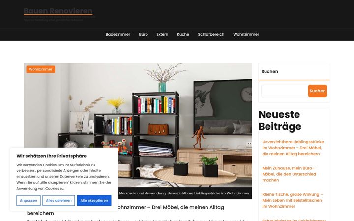 Screenshot of bauenrenovieren.com