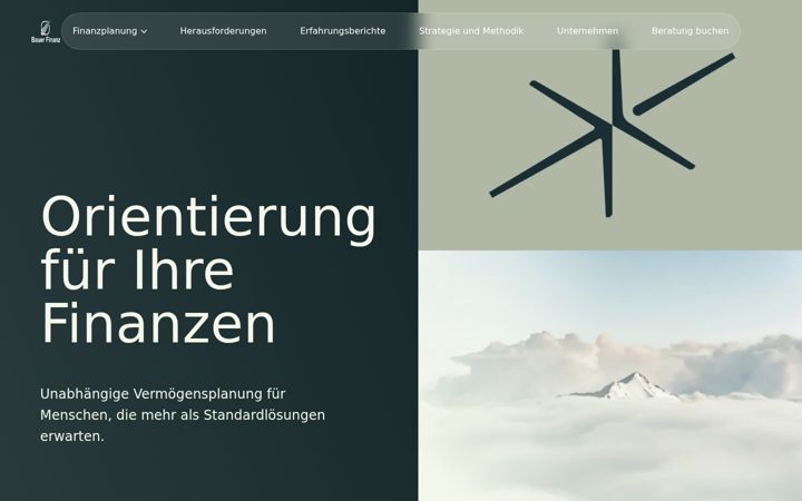 Screenshot of bauer-finanz.de