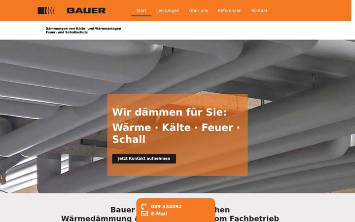 Screenshot of bauer-isolierungen.de