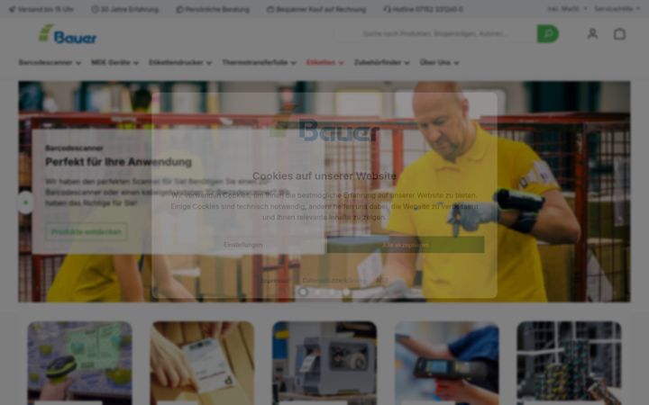 Screenshot of bauer-pk.net