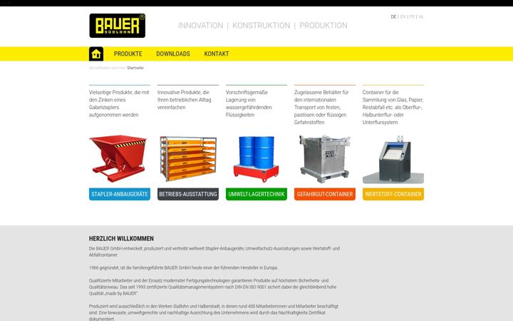 Zrzut ekranu bauer-suedlohn.de
