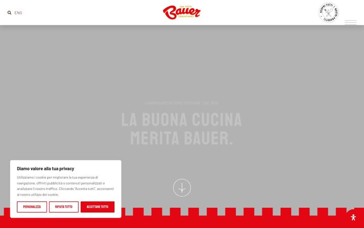 Screenshot of bauer.it