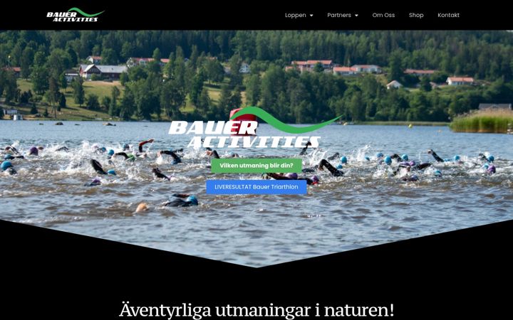 Screenshot van baueractivities.se