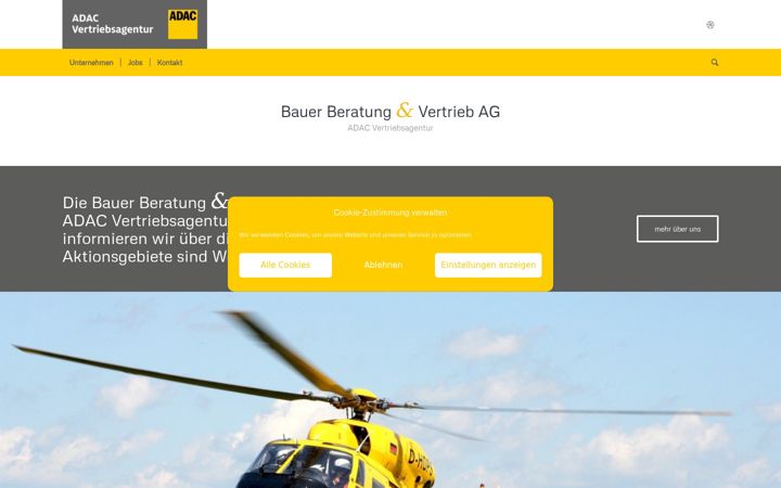Screenshot of bauerbvag.de