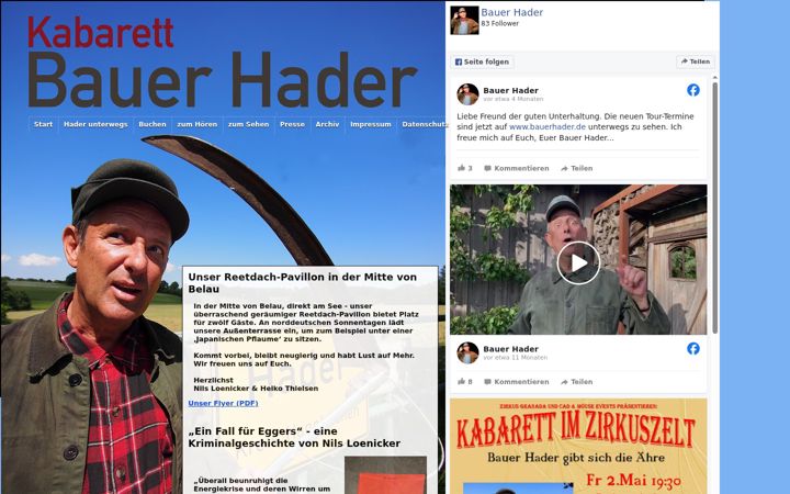 Zrzut ekranu bauerhader.de