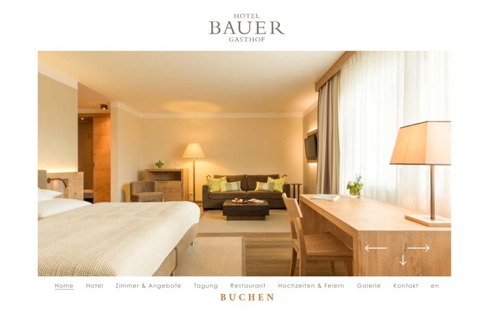Zrzut ekranu bauerhotel.de