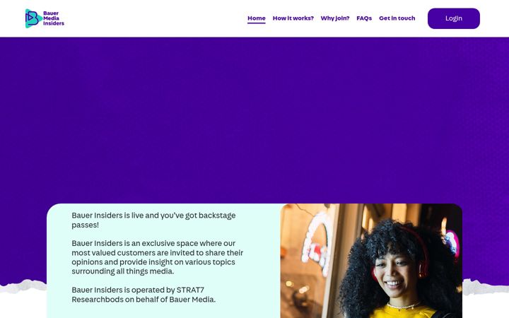 Screenshot of bauerinsiders.co.uk