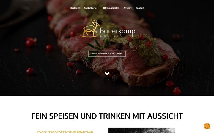 Zrzut ekranu bauerkamp.de