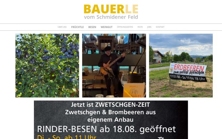 Zrzut ekranu bauerle-fellbach.de