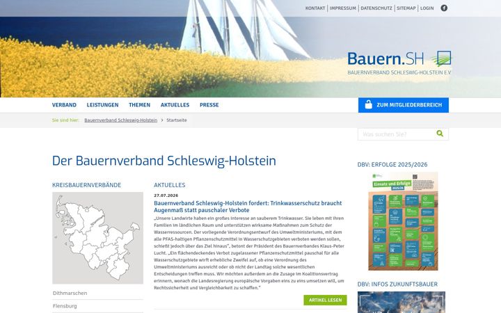 Screenshot of bauern.sh