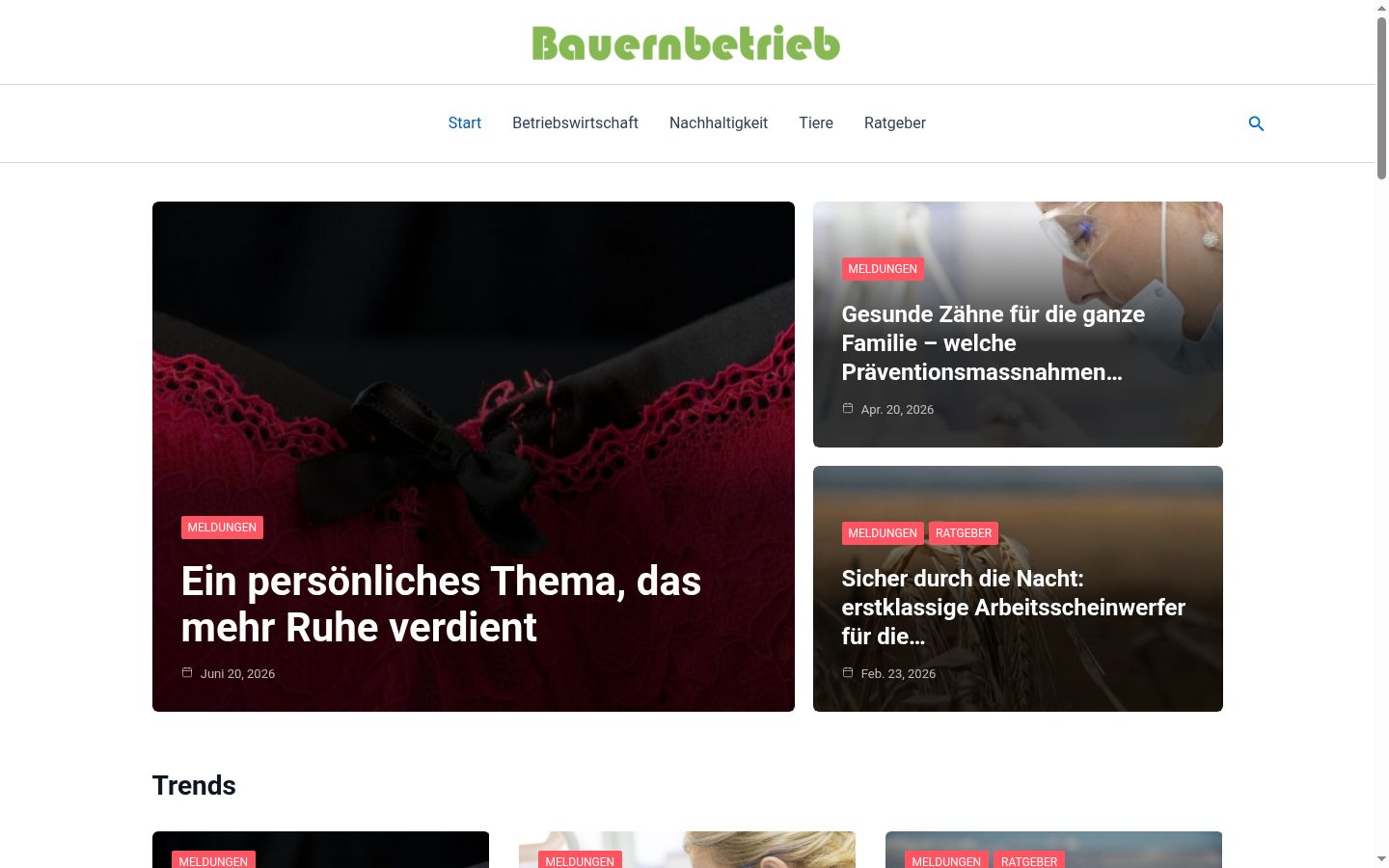 Screenshot des Einwilligungsbanners vor jeglicher Interaktion