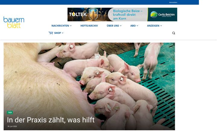 Screenshot of bauernblatt.com