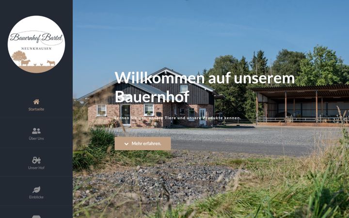 Ekrānuzņēmums no bauernhof-bartel.de