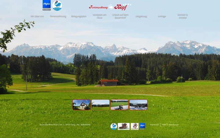 Screenshot of bauernhof-petra-koepf.de