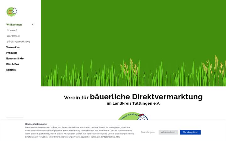 Skjermbilde av bauernhof-tuttlingen.de