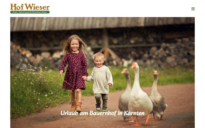 Screenshot of bauernhof-urlaub-kaernten.at