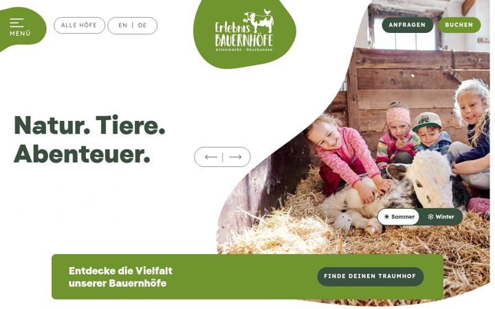 Zrzut ekranu bauernhof-urlaub.at