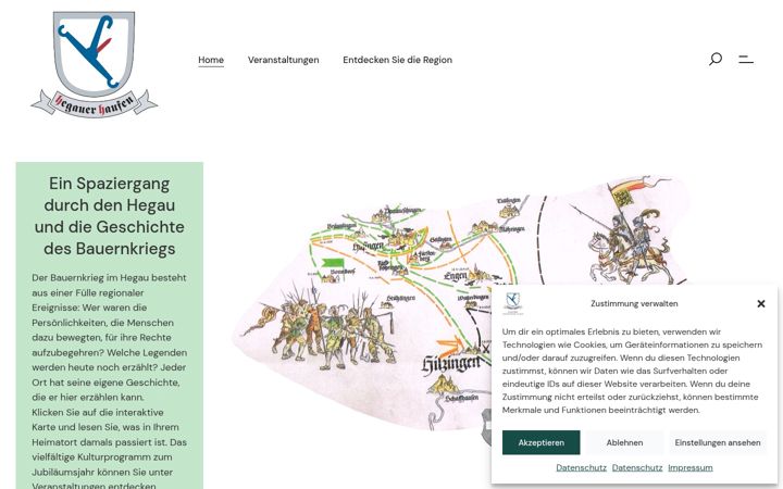Skjámynd af bauernkrieg-im-hegau.de
