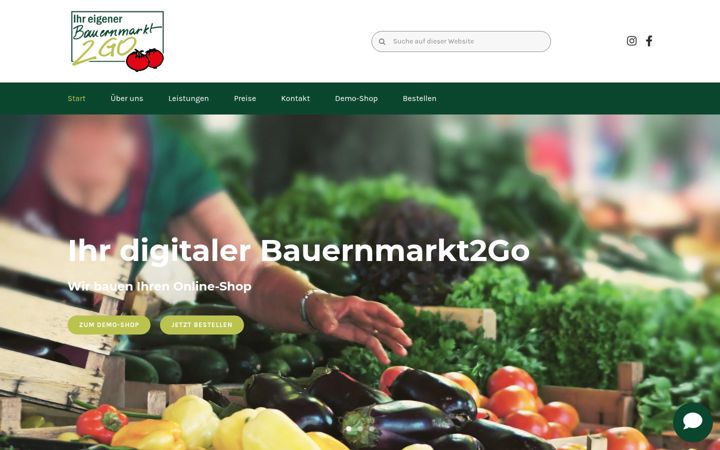 Screenshot of bauernmarkt2go.at