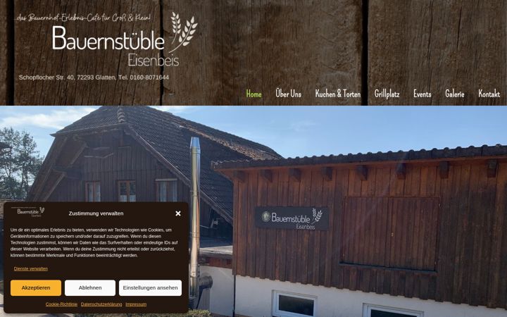 Screenshot of bauernstueble-eisenbeis.de