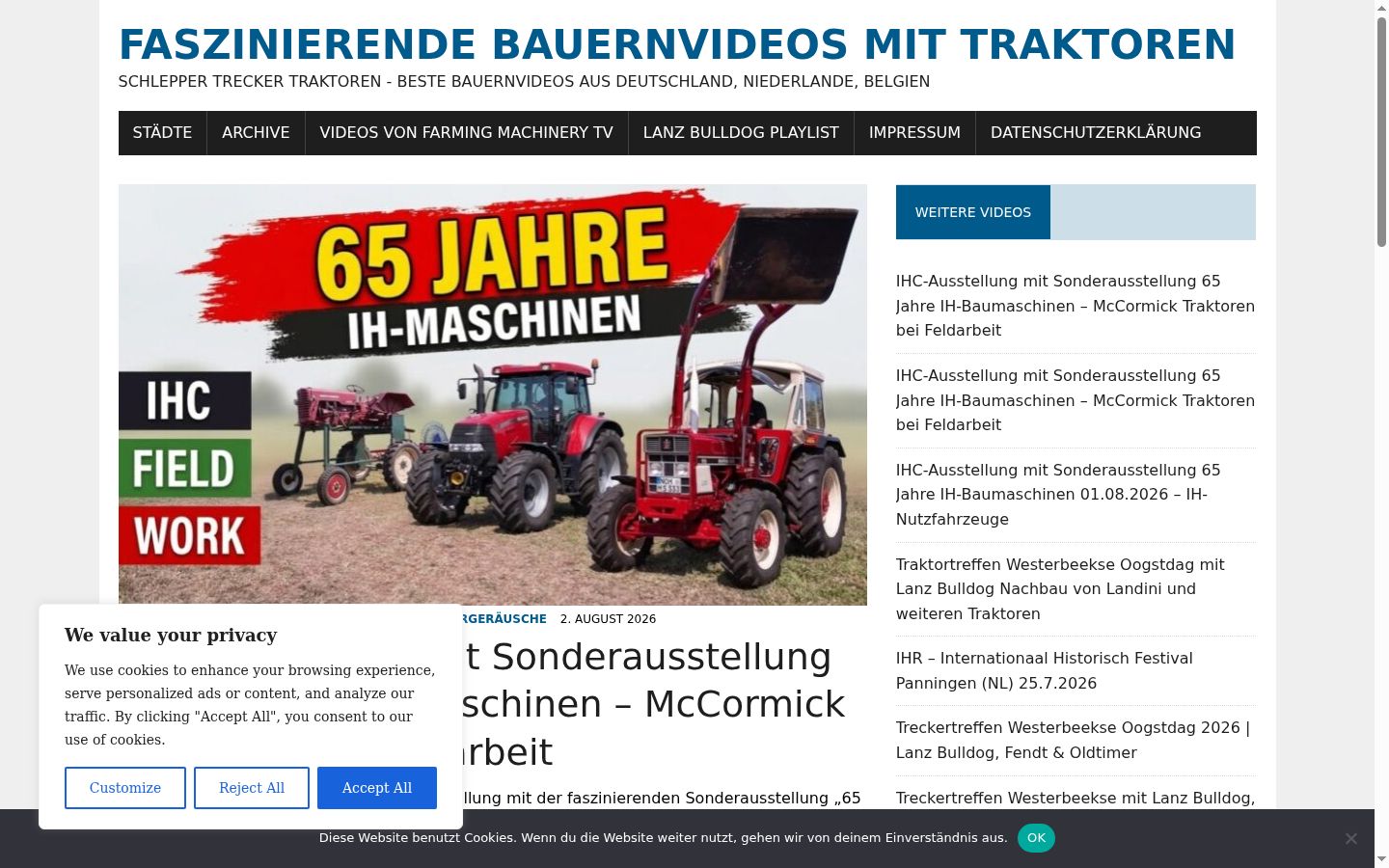 Screenshot tal-banner tal-kunsens muri qabel kwalunkwe interazzjoni