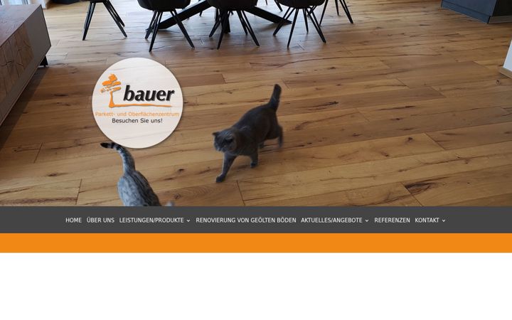 Skjámynd af bauerparkett.de