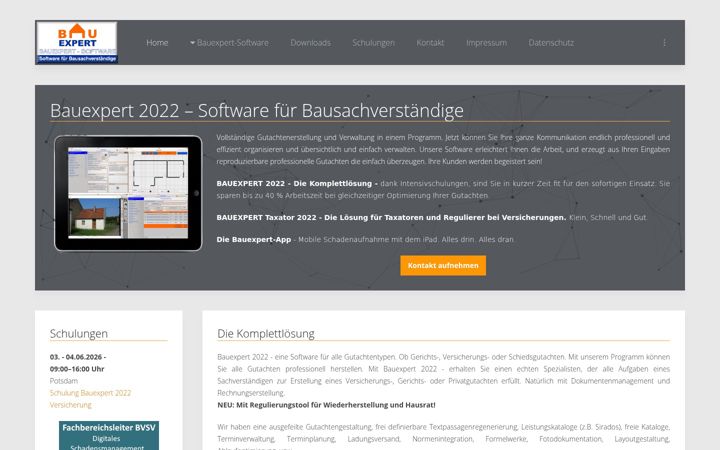 Screenshot of bauexpert.com