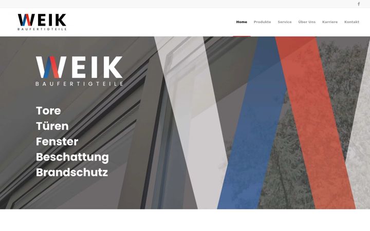 Screenshot ta' baufertigteile-weik.de