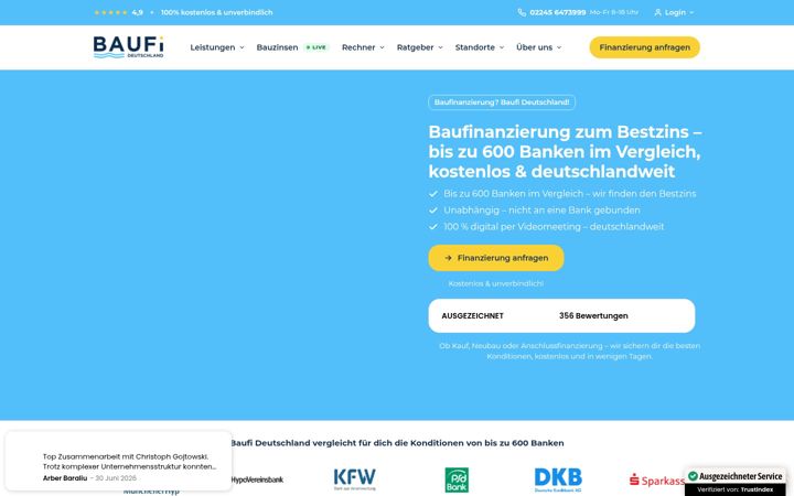 Skærmbillede af baufi-deutschland.de