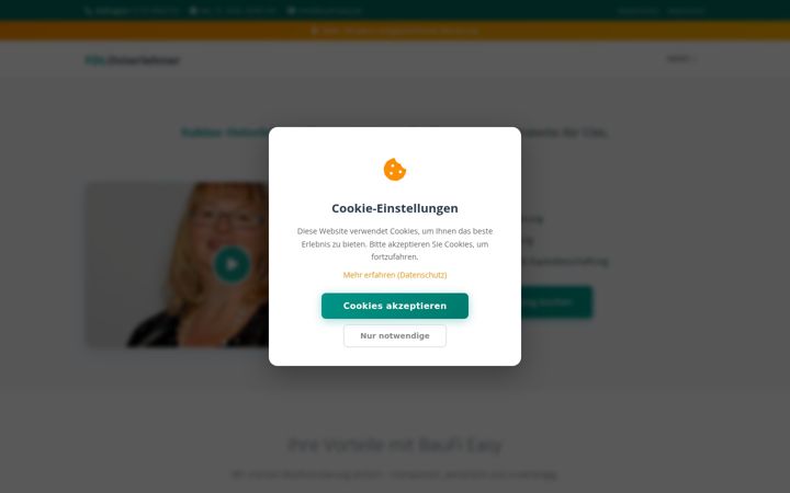 Screenshot of baufi-easy.de