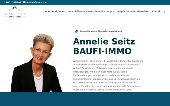 Screenshot of baufi-immo.com